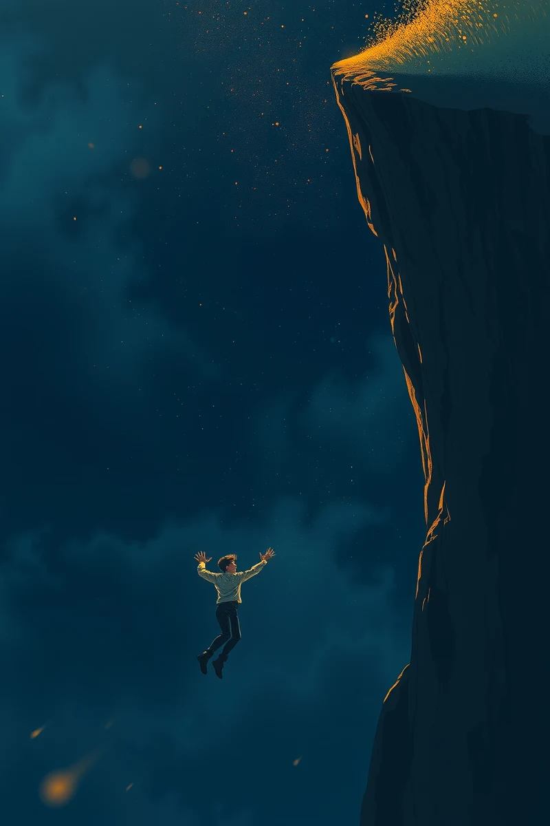 Falling From a Cliff Without Fear