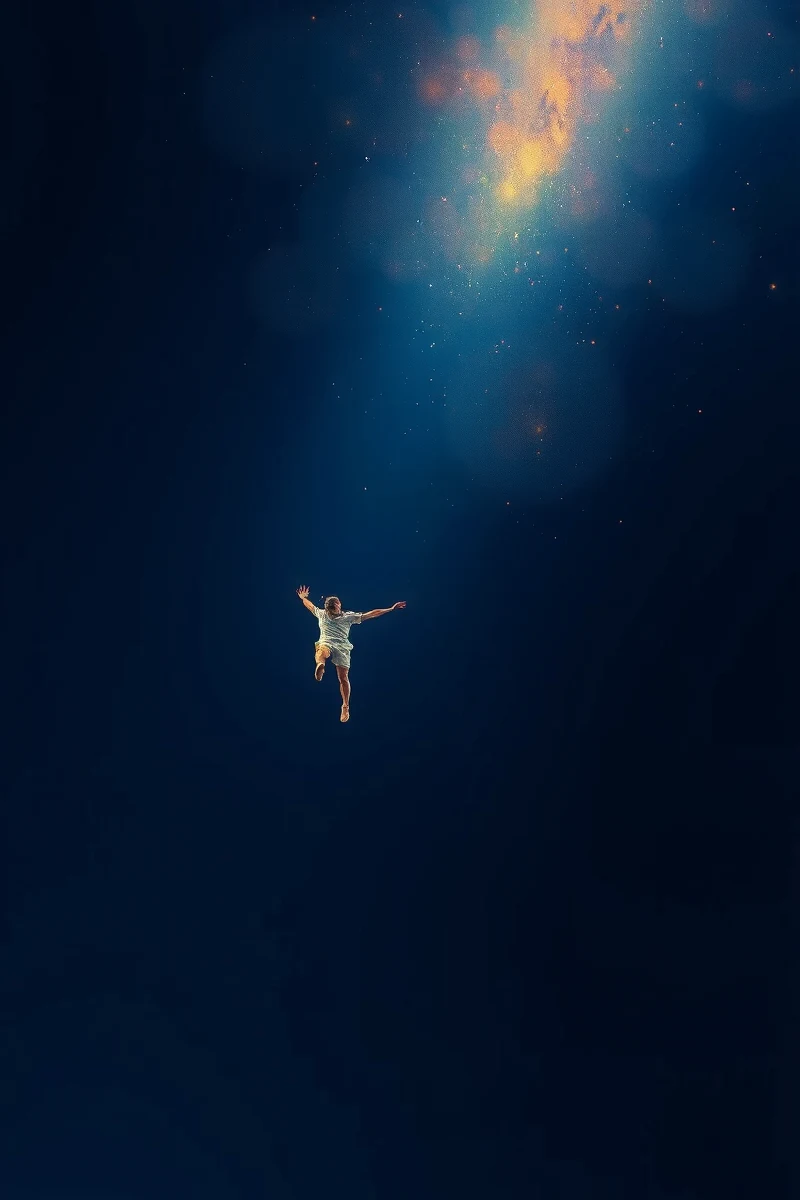 Falling From the Sky After Losing Balance