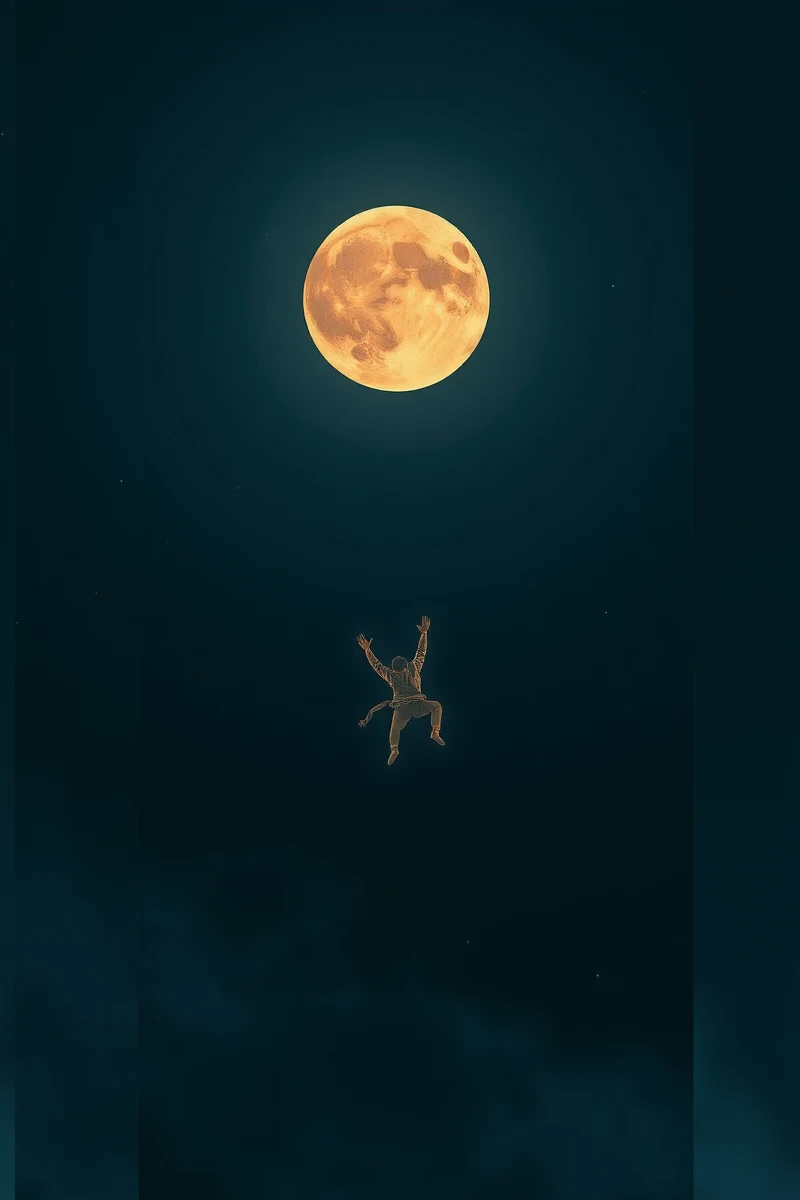 Falling From the Sky Under a Full Moon