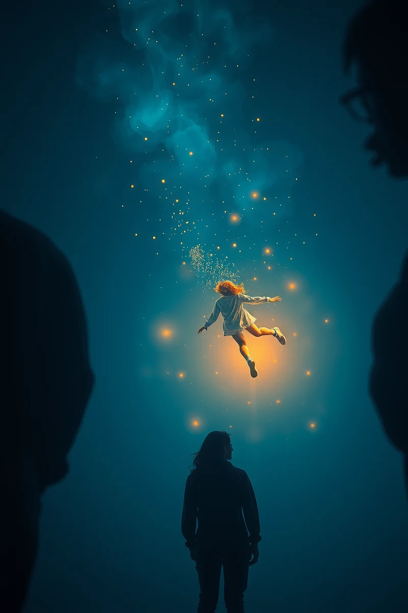 Falling Into Darkness While Everyone Watches