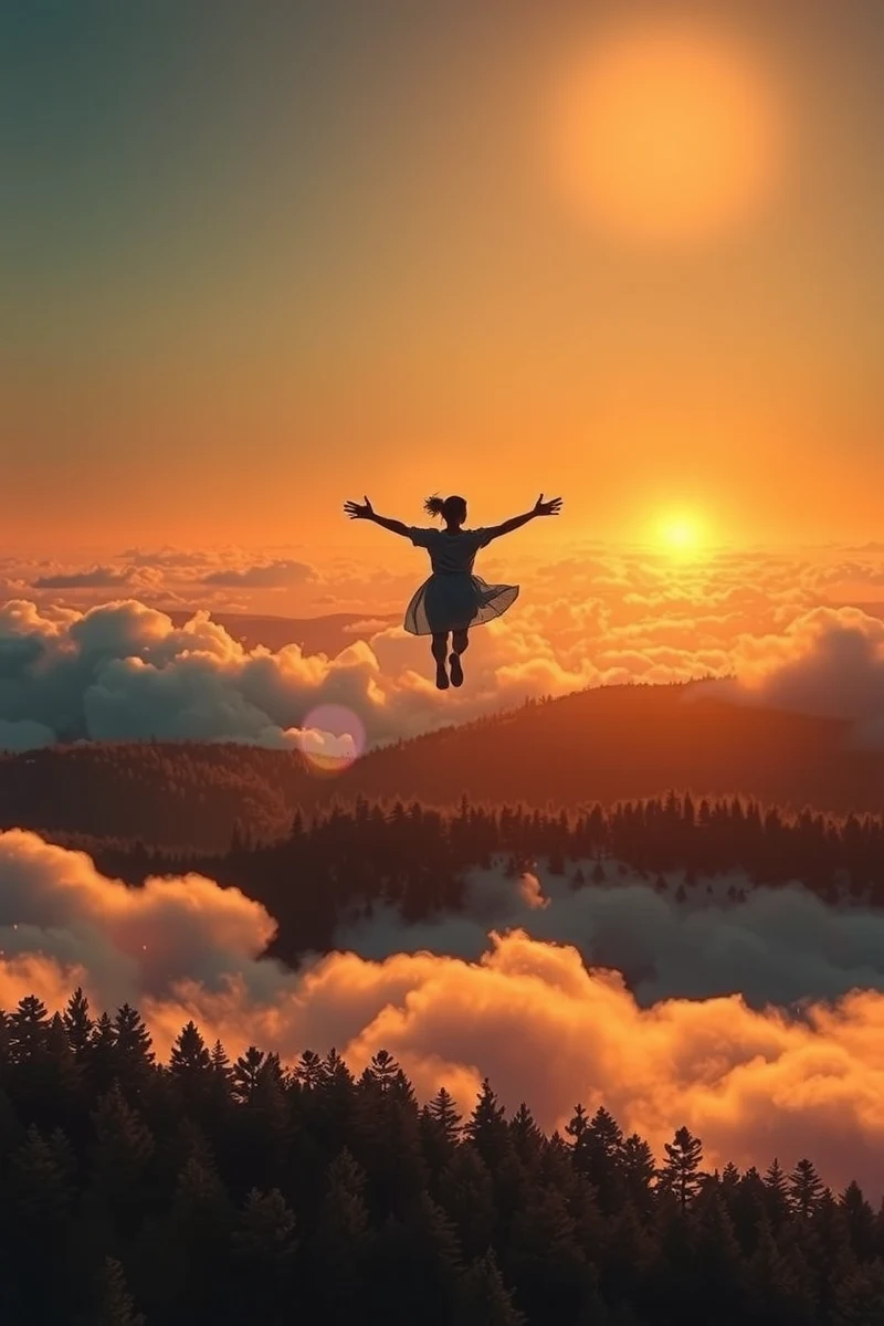 Flying Above a Forest With Fear