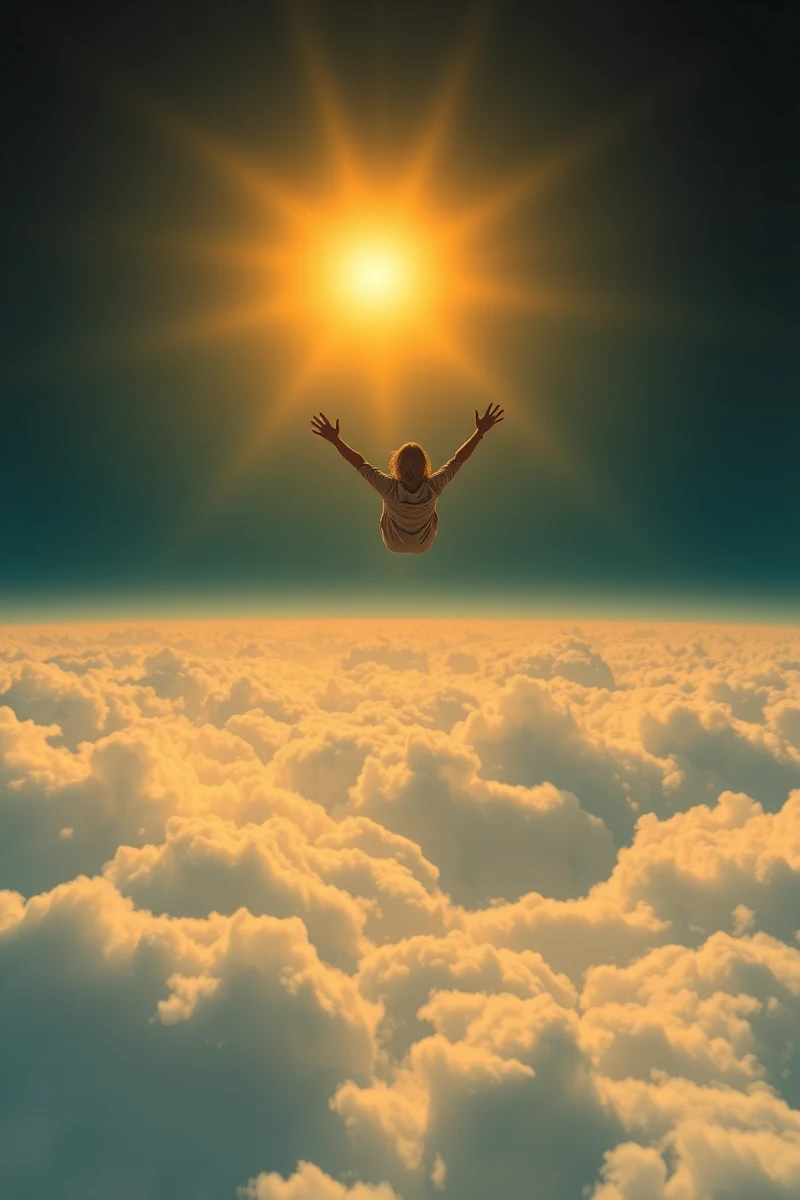 Flying Over Water While Escaping