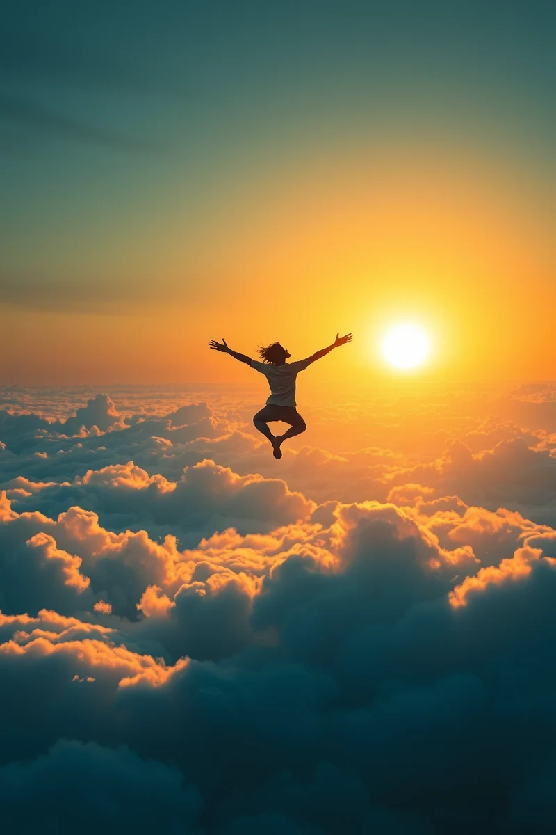 Flying Over Water With Joy