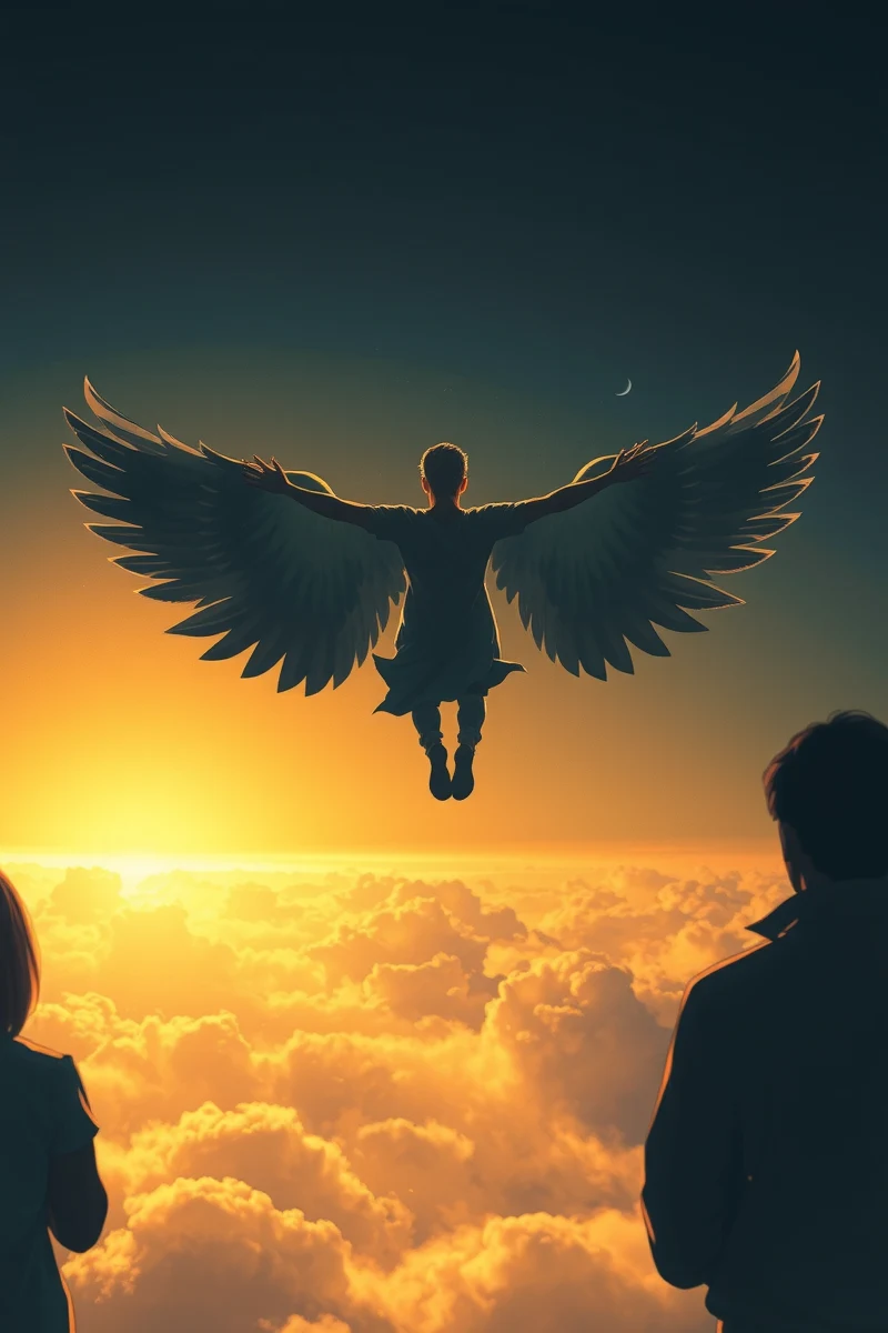Flying With Wings While Everyone Watches
