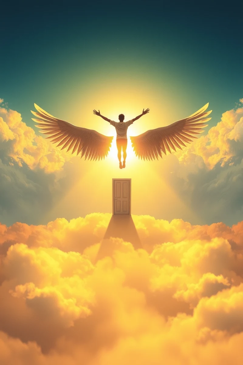 Flying Without Wings Toward a Door in the Sky