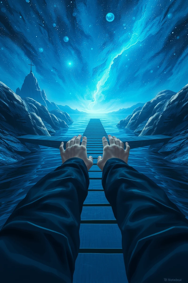 I found myself walking through a place I almost recognized — A Blue Notebook A Bridge Over Black Water