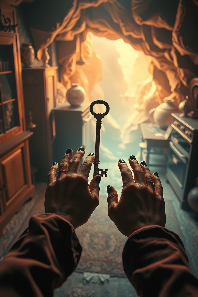 I found myself walking through a place I almost recognized — A Brass Key A Childhood Kitchen