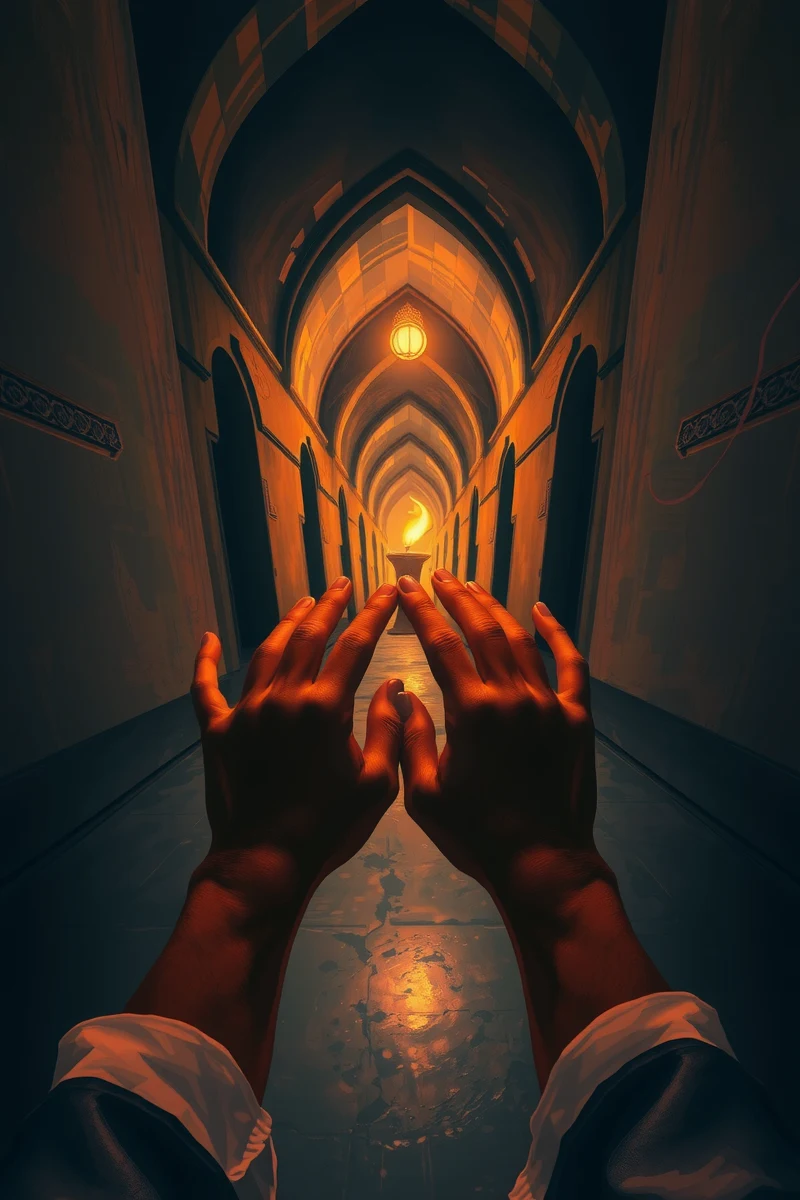 I found myself walking through a place I almost recognized — A Candle A Long Corridor
