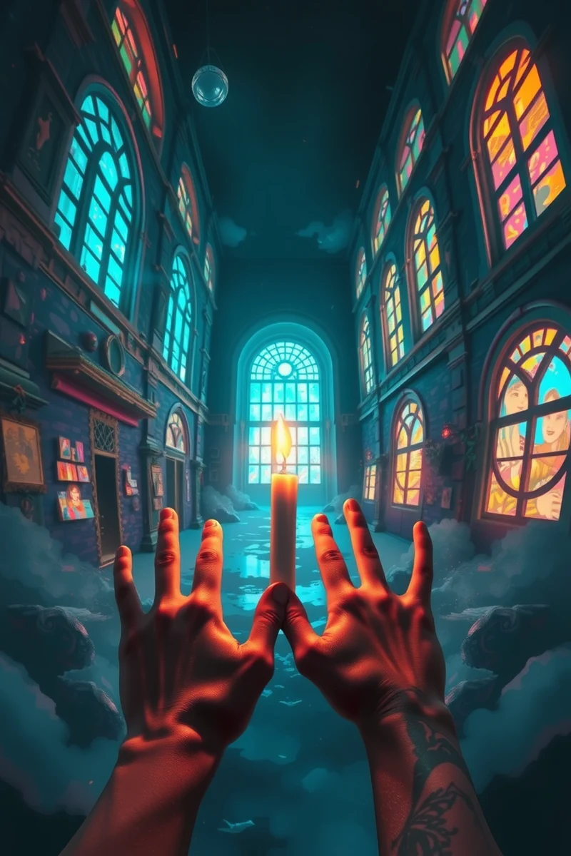 I found myself walking through a place I almost recognized — A Candle A Room Full Of Windows