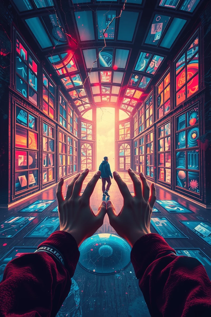 I found myself walking through a place I almost recognized — A Cracked Mirror A Room Full Of Windows