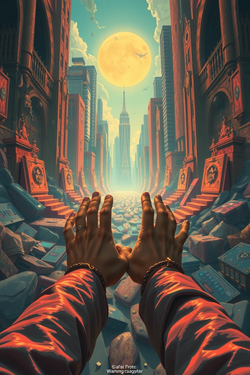 I found myself walking through a place I almost recognized — A Phone With No Signal A City Without Signs