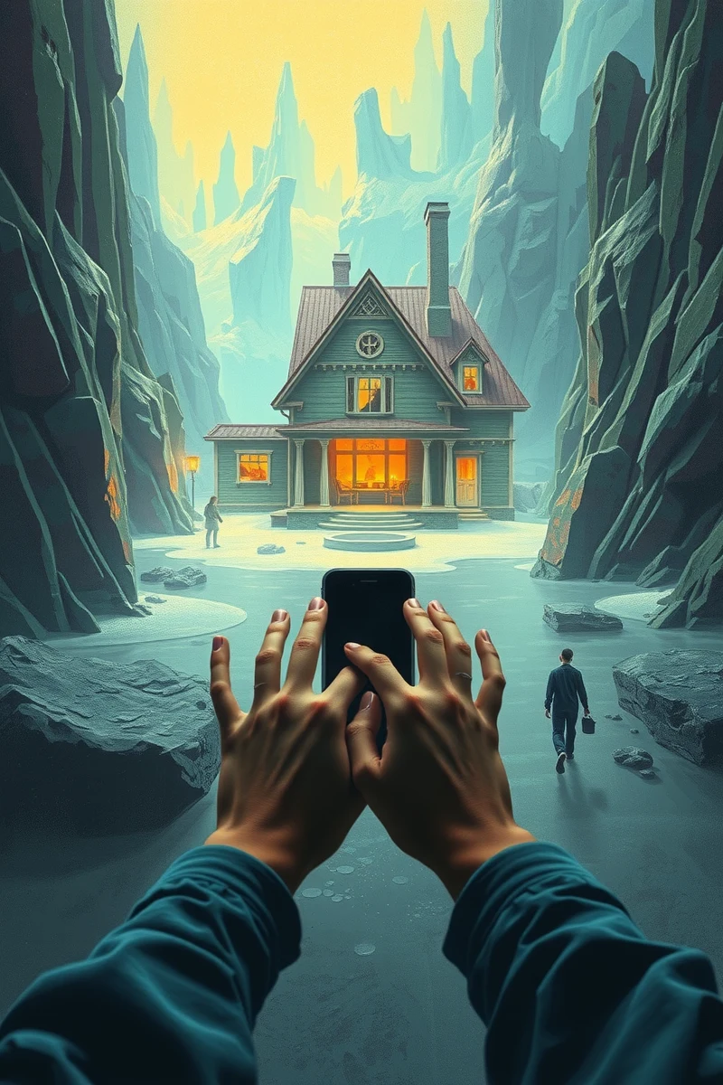 I found myself walking through a place I almost recognized — A Phone With No Signal A Quiet House