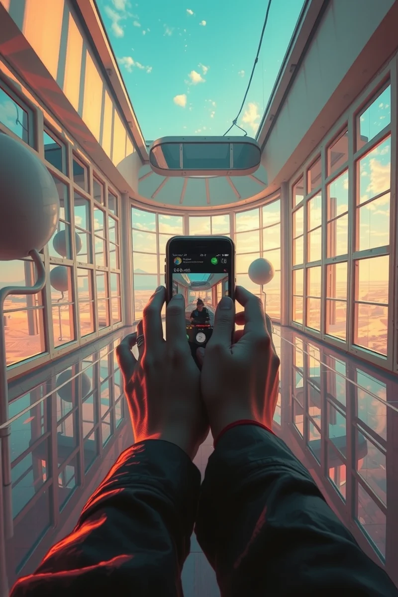 I found myself walking through a place I almost recognized — A Phone With No Signal A Room Full Of Windows
