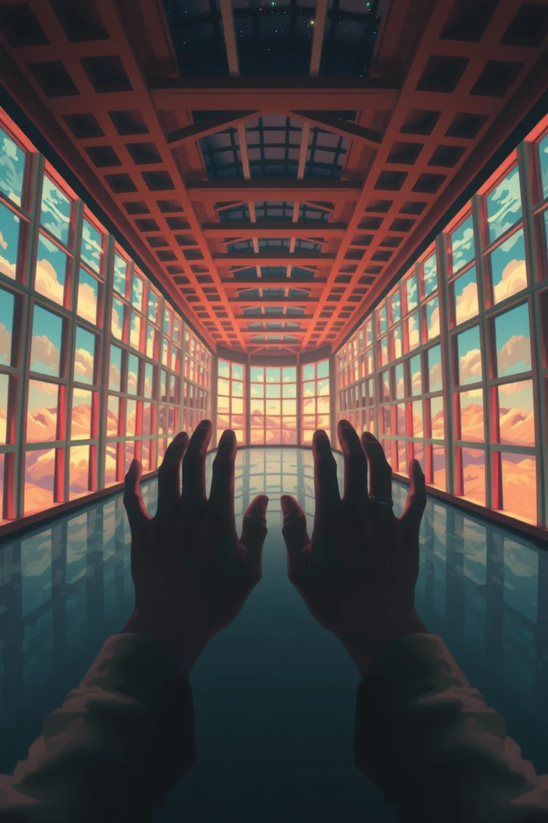 I found myself walking through a place I almost recognized — A Silver Ring A Room Full Of Windows