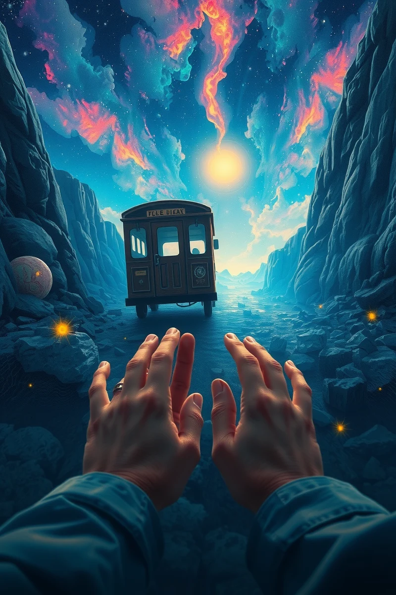 I found myself walking through a place I almost recognized — A Small Wooden Box A Bus That Never Stopped