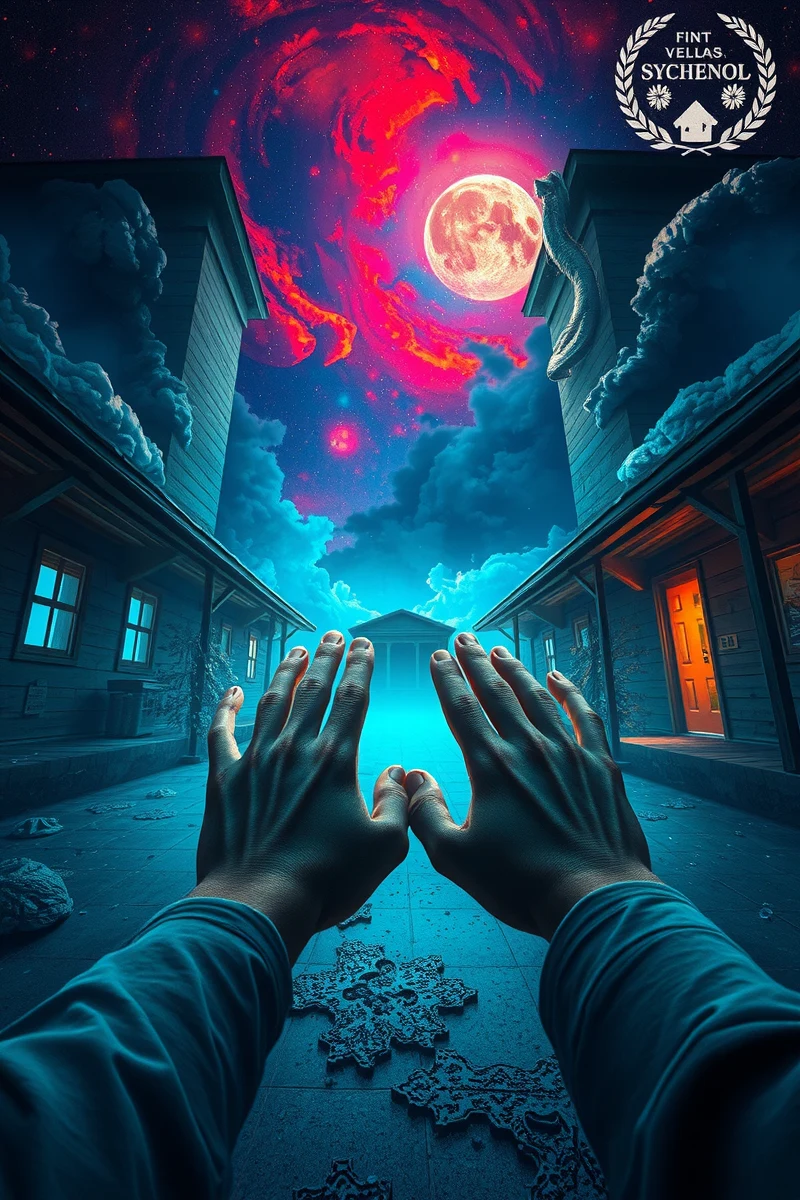 I found myself walking through a place I almost recognized — A Small Wooden Box A School At Night