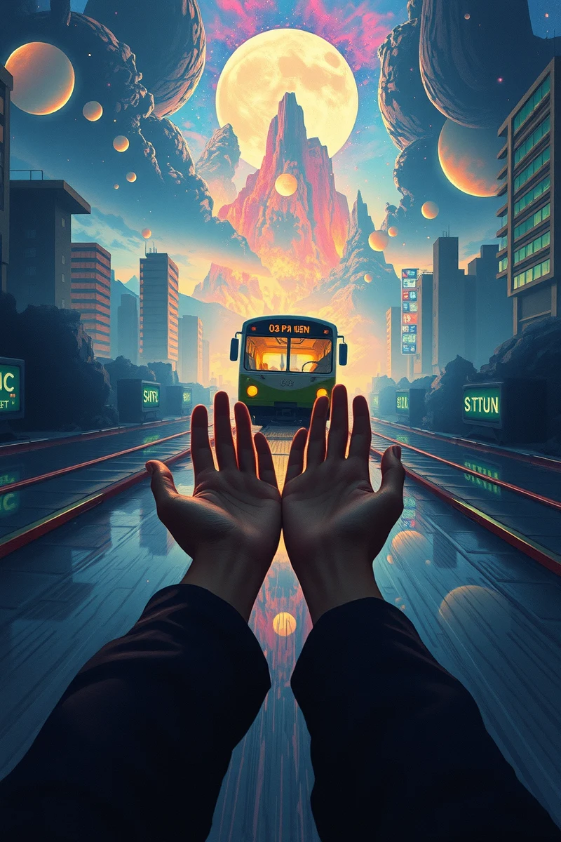 I found myself walking through a place I almost recognized — A Train Ticket A Bus That Never Stopped