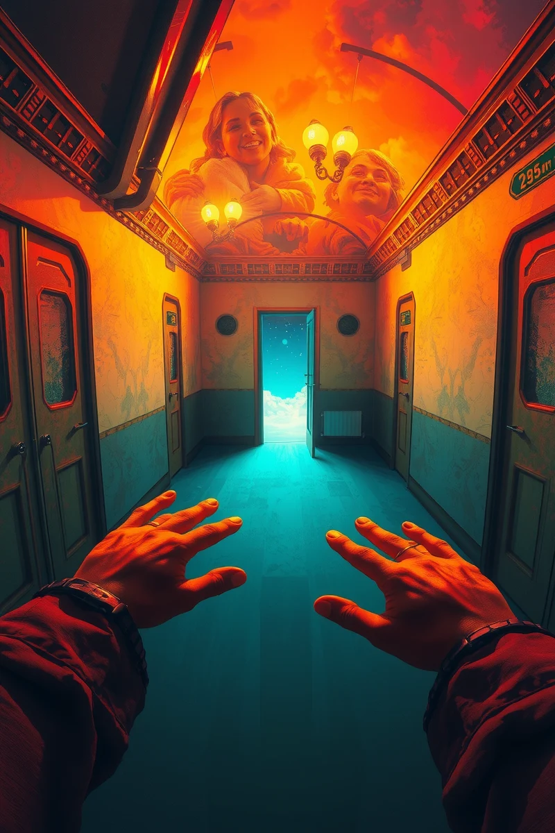 I found myself walking through a place I almost recognized — A Train Ticket A Hotel With Many Doors
