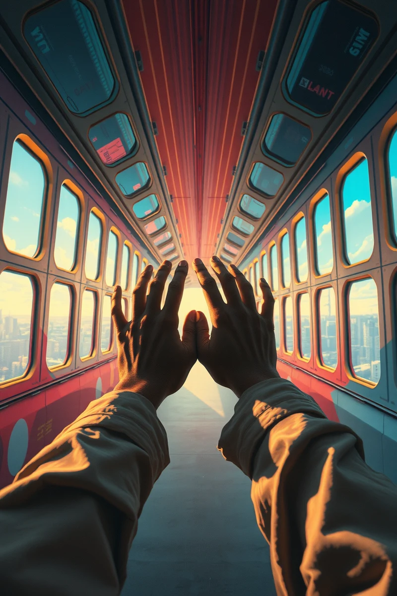 I found myself walking through a place I almost recognized — A Train Ticket A Room Full Of Windows