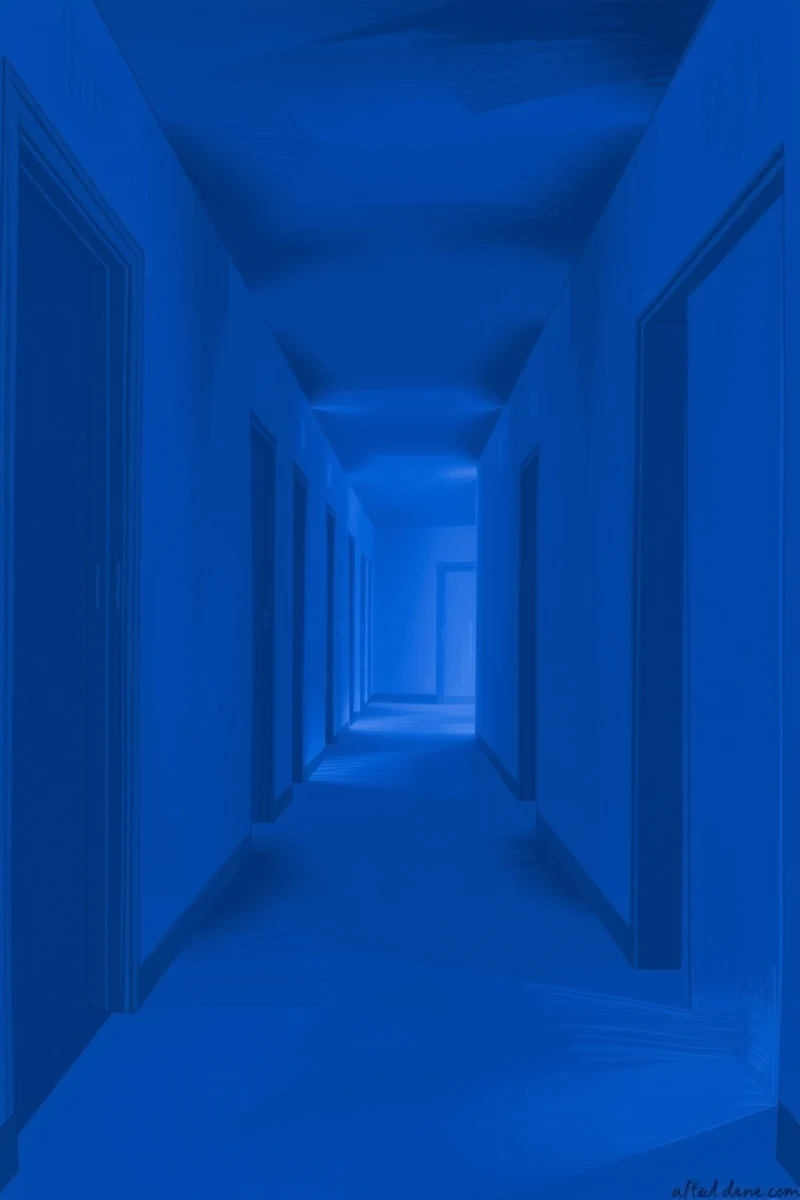 I have had this dream more than once — The Same Blue Room After Arguments