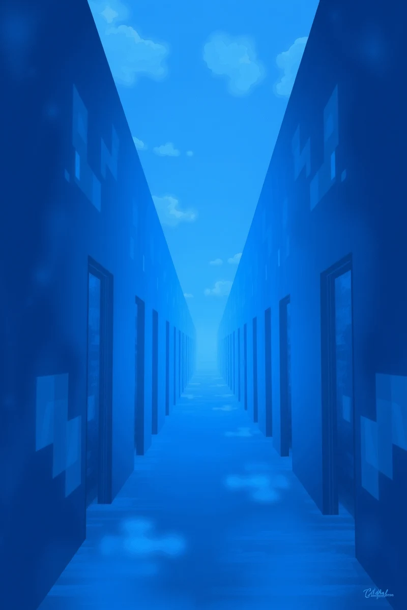 I have had this dream more than once — The Same Blue Room After Moving Homes