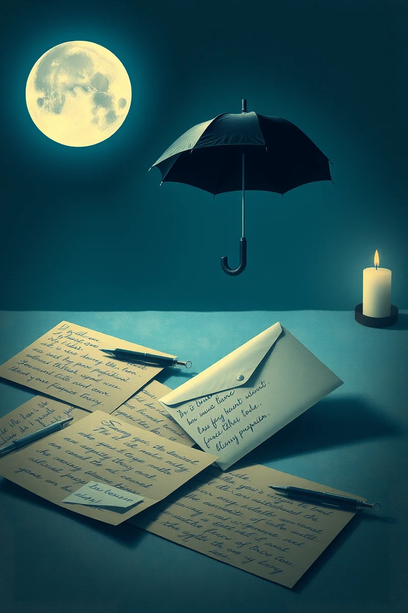 I keep thinking about a dream I had last night — A Black Umbrella In A Quiet Town