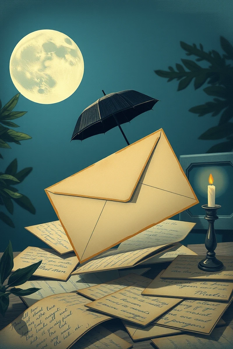 I keep thinking about a dream I had last night — A Black Umbrella In A Room Full Of Plants