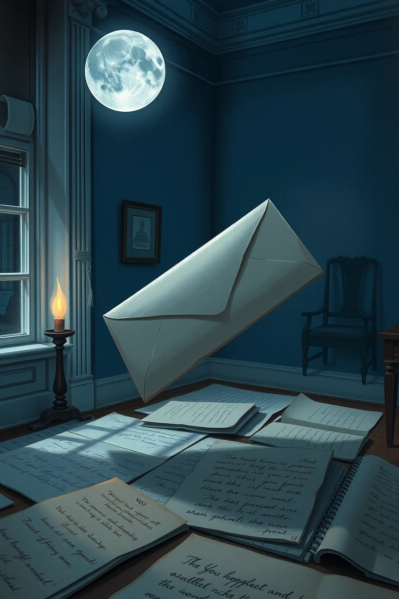 I keep thinking about a dream I had last night — A Child'S Drawing Inside An Old Family House