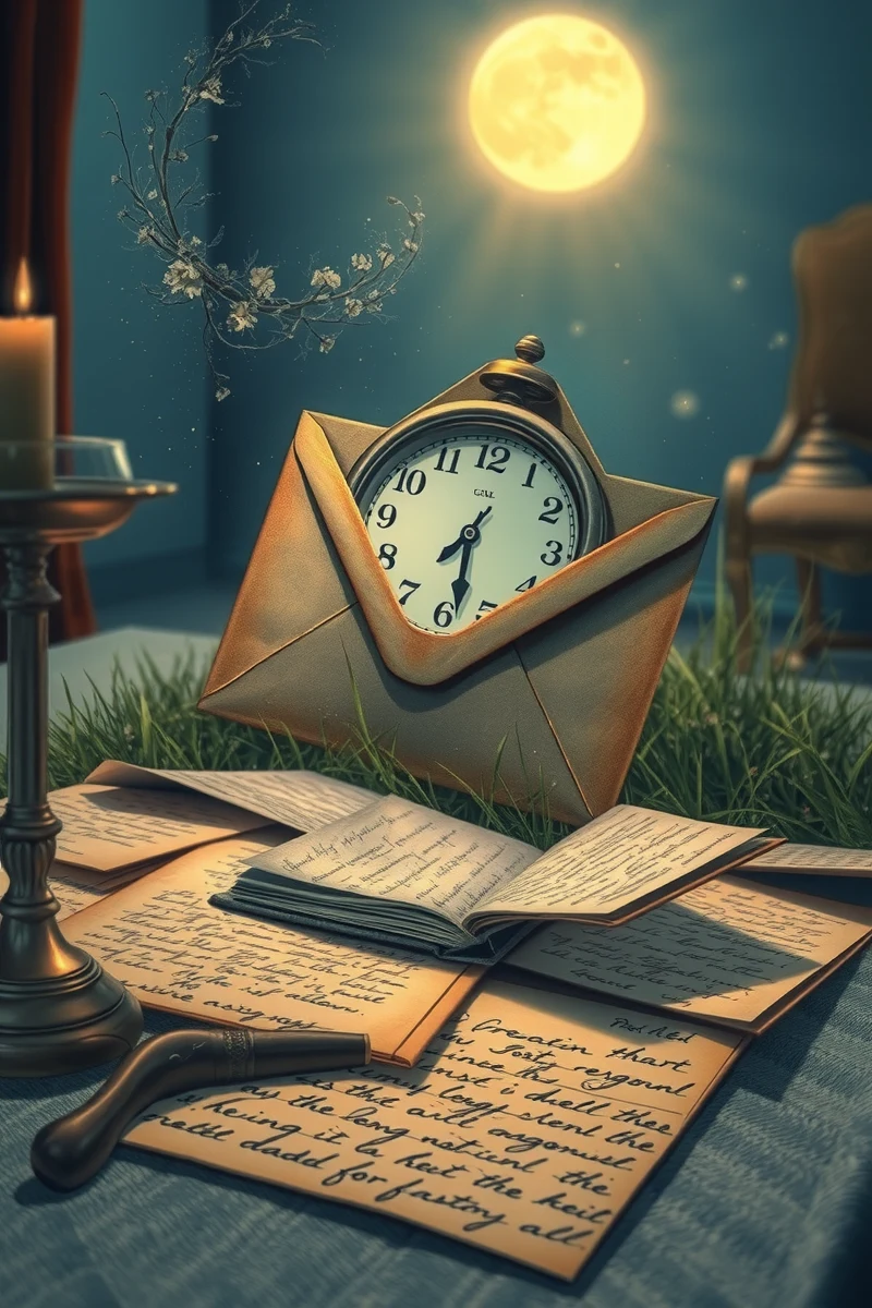 I keep thinking about a dream I had last night — A Clock In The Grass Inside A Hotel Lobby