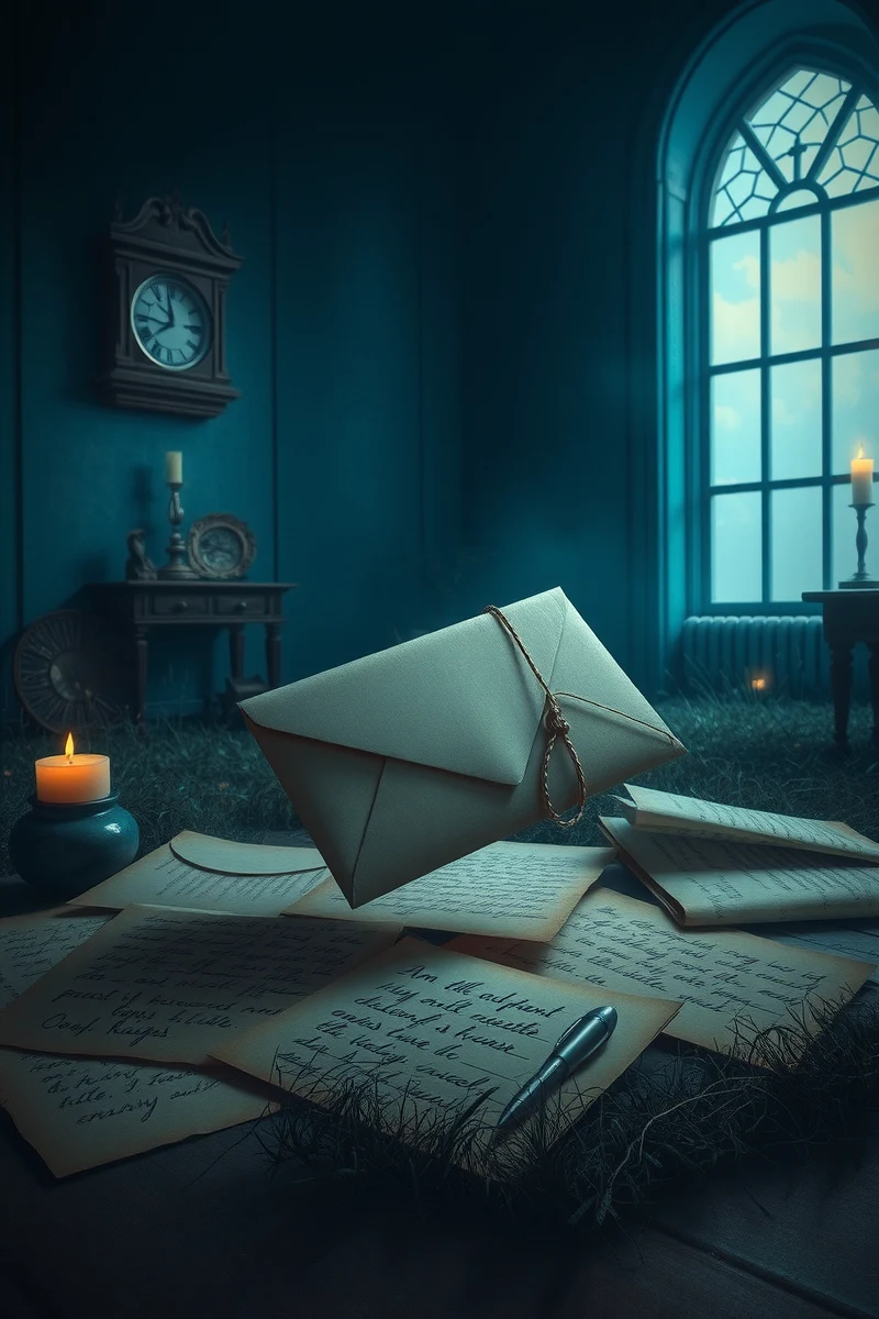 I keep thinking about a dream I had last night — A Clock In The Grass Near An Empty Church