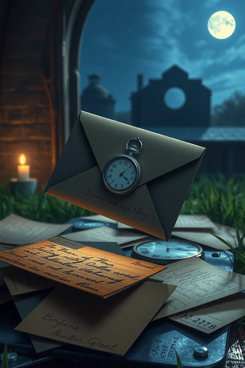 I keep thinking about a dream I had last night — A Clock In The Grass On A Train Platform