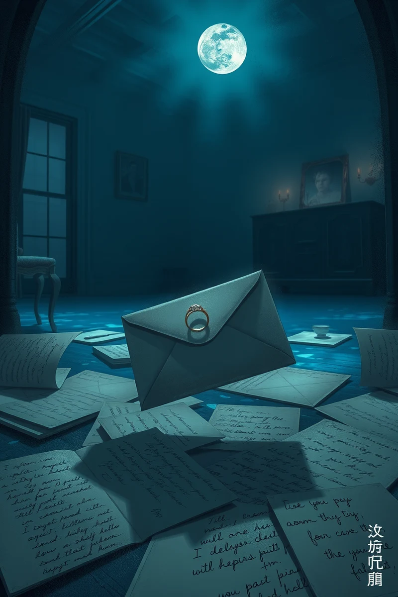 I keep thinking about a dream I had last night — A Ring In Water Inside An Old Family House