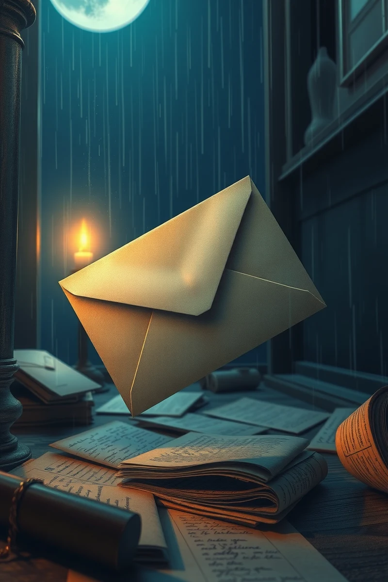 I keep thinking about a dream I had last night — A Sealed Envelope In A Street After Rain