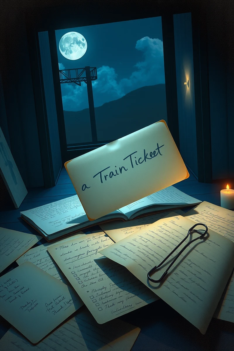 I keep thinking about a dream I had last night — A Train Ticket On A Train Platform