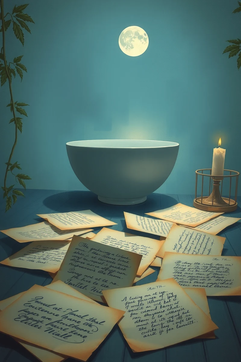 I keep thinking about a dream I had last night — A White Bowl In A Room Full Of Plants