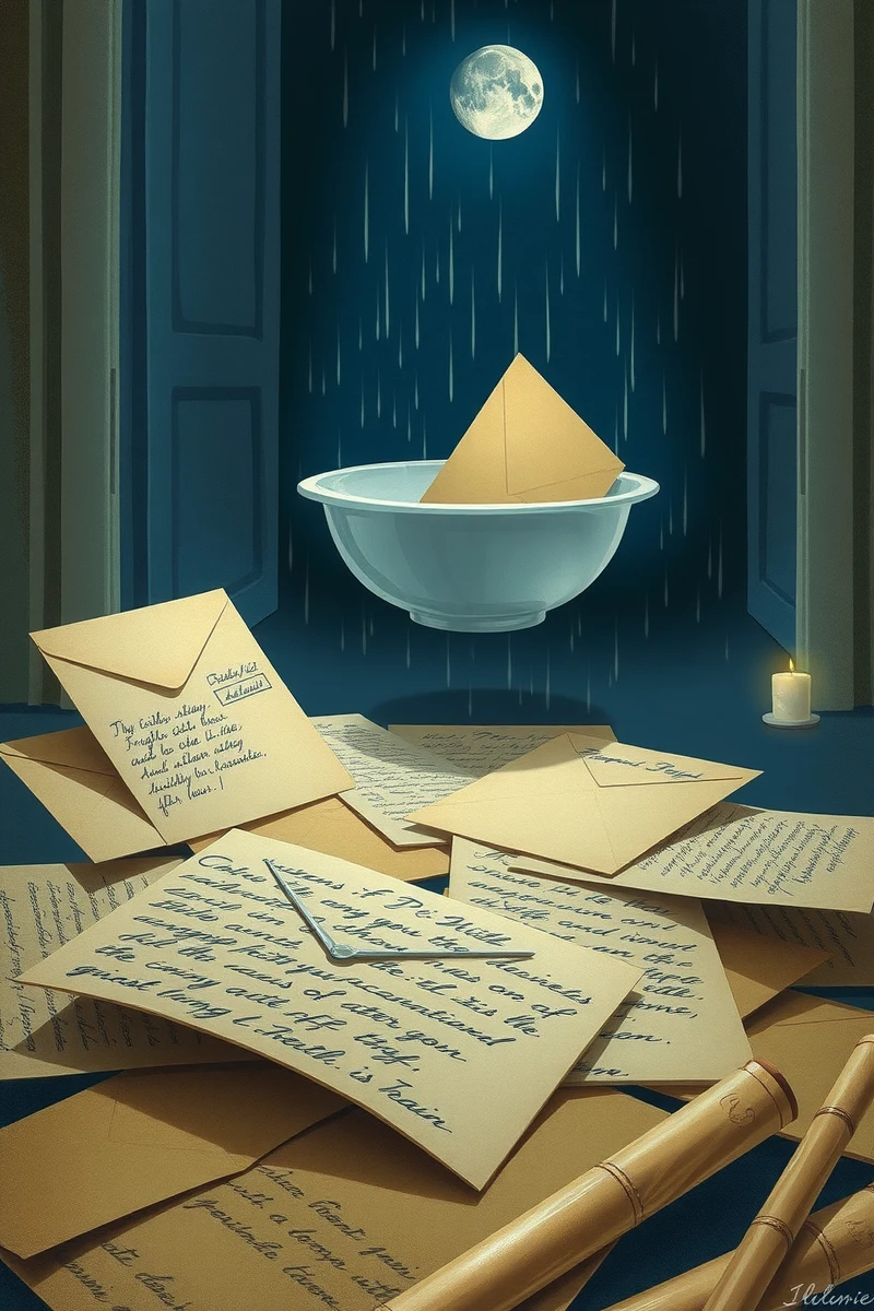 I keep thinking about a dream I had last night — A White Bowl In A Street After Rain