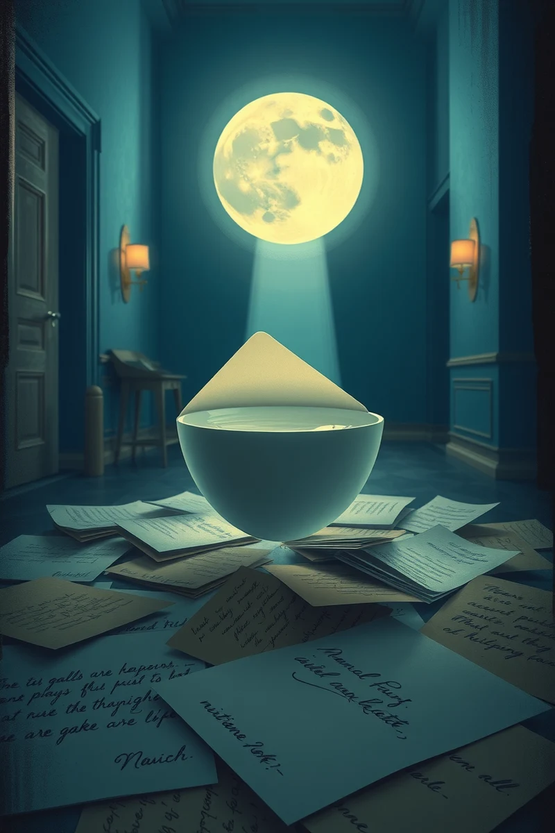 I keep thinking about a dream I had last night — A White Bowl Inside A Hotel Lobby