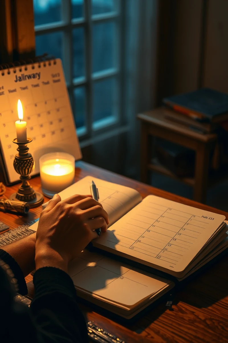 I woke up remembering a hallway — A Calendar In The Middle Of The Night