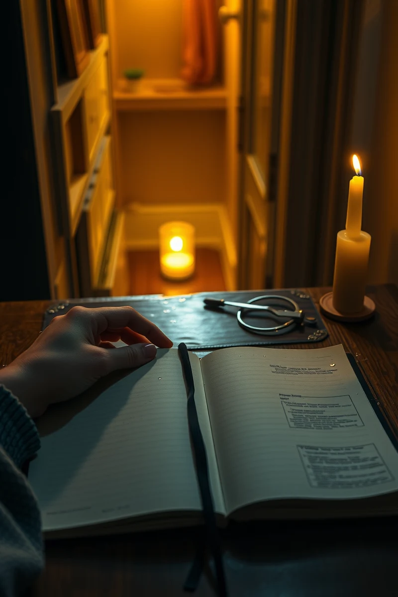 I woke up remembering a hallway — A Wet Floor After A Stressful Day