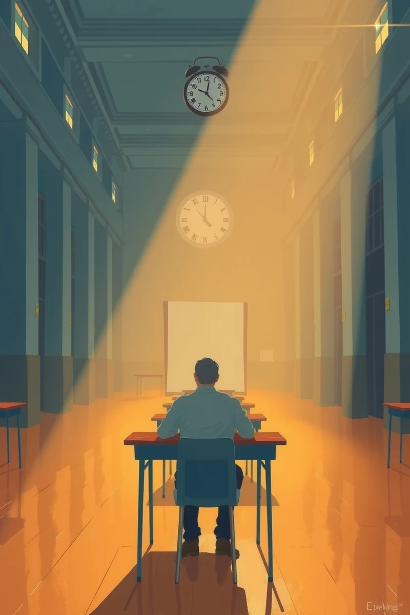 Late for an Exam At University