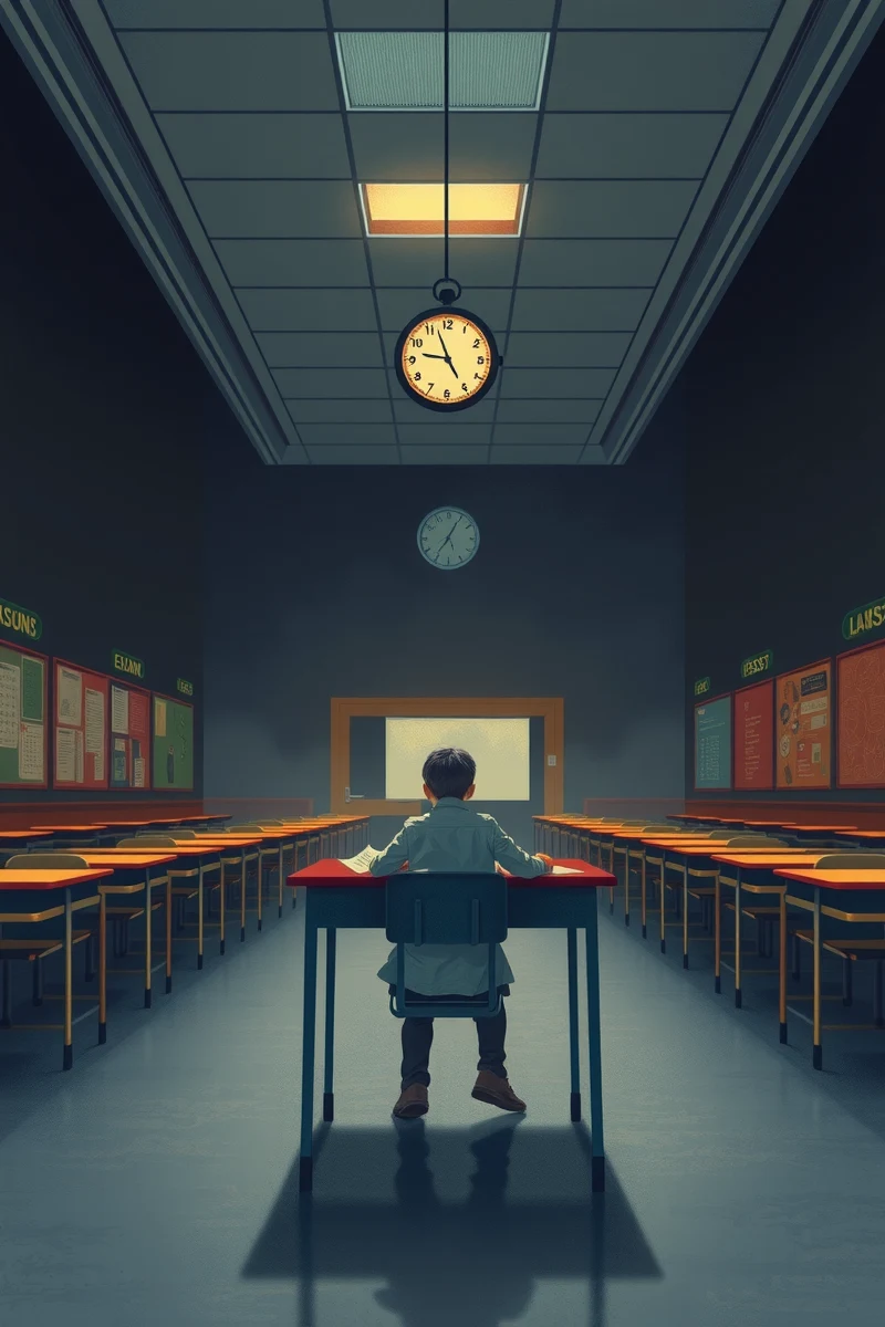 Late for an Exam In a Childhood Classroom