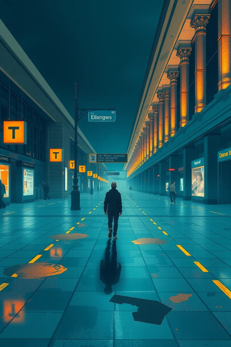Lost in a Mall While Late