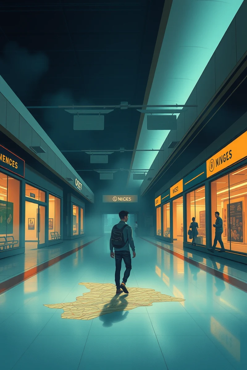 Lost in a Mall With Someone Waiting