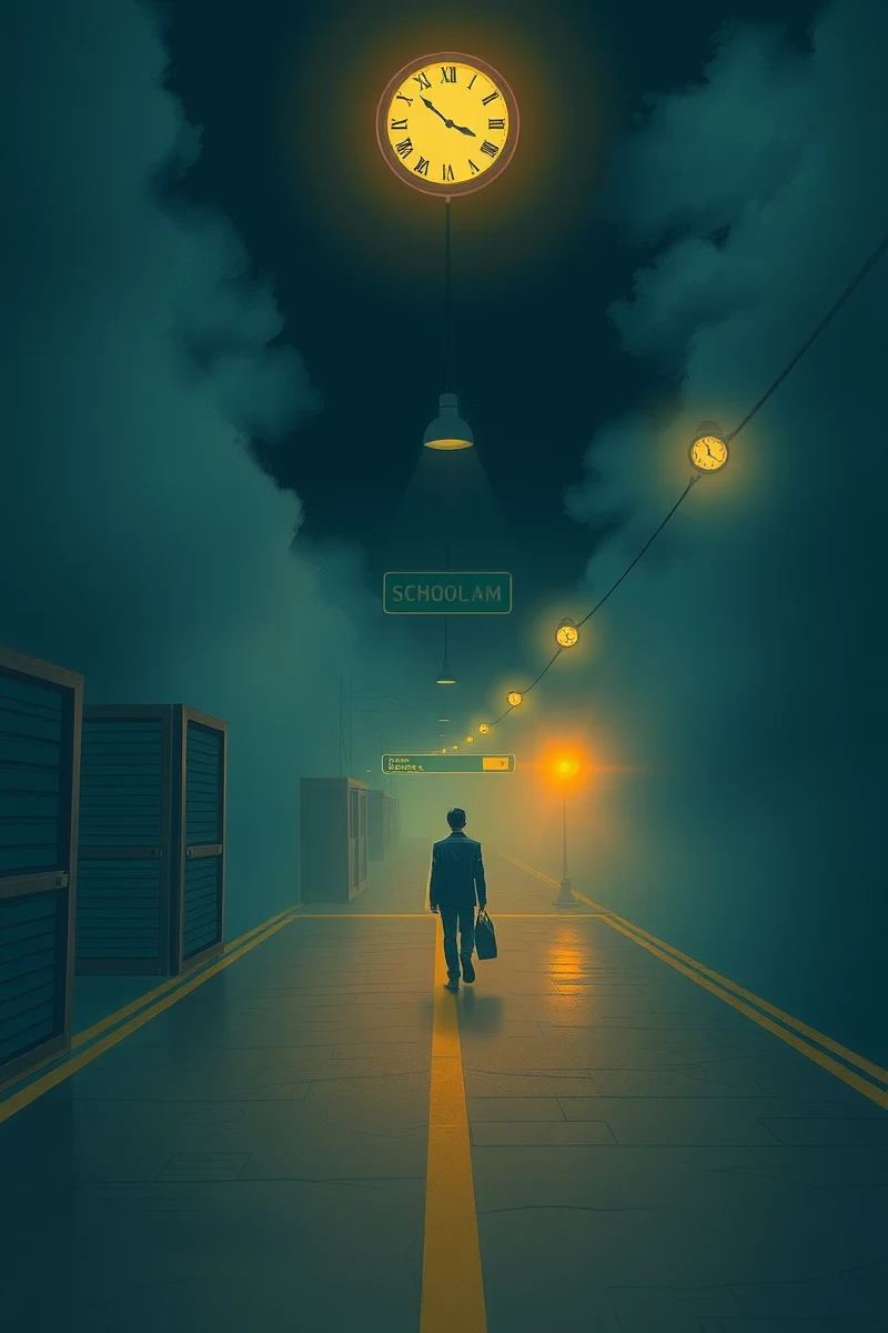 Lost in a School At Night