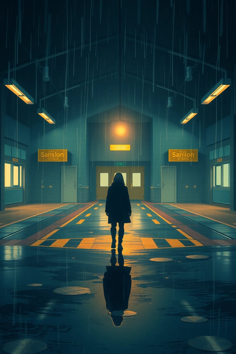 Lost in a School During Rain