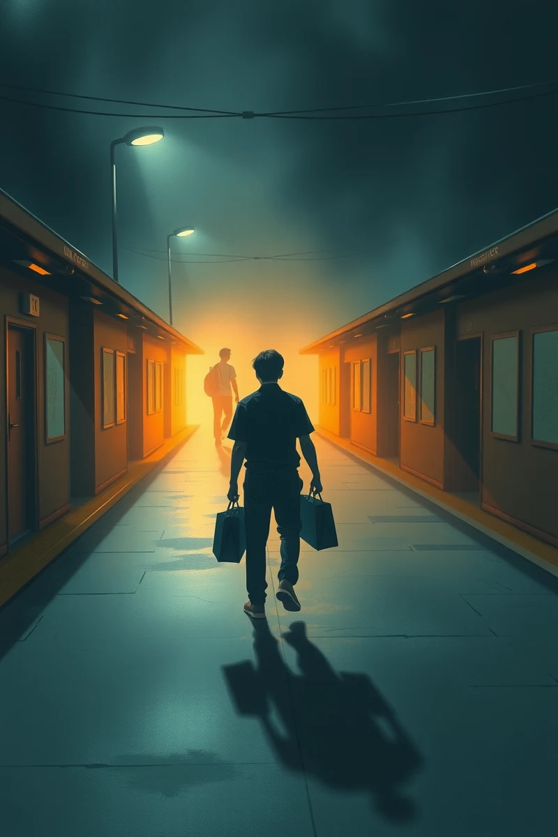 Lost in a School While Carrying Bags