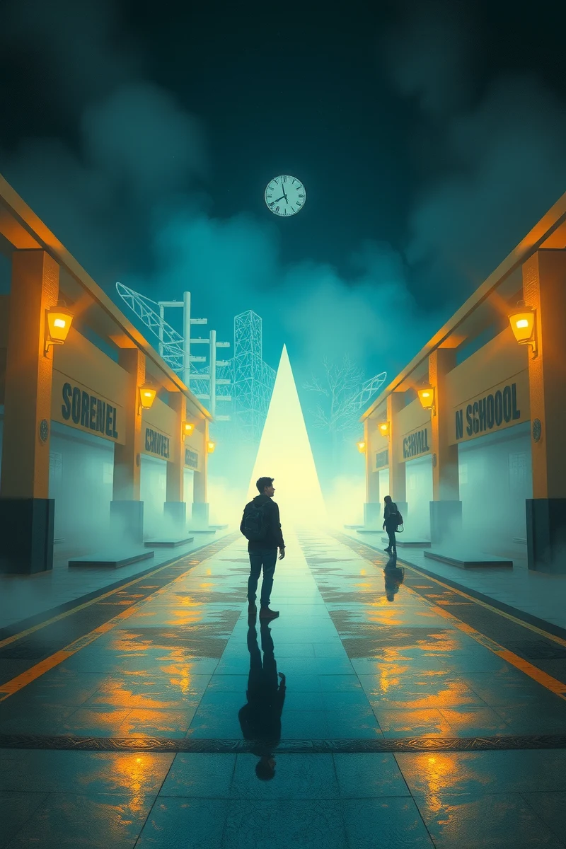 Lost in a School With Someone Waiting