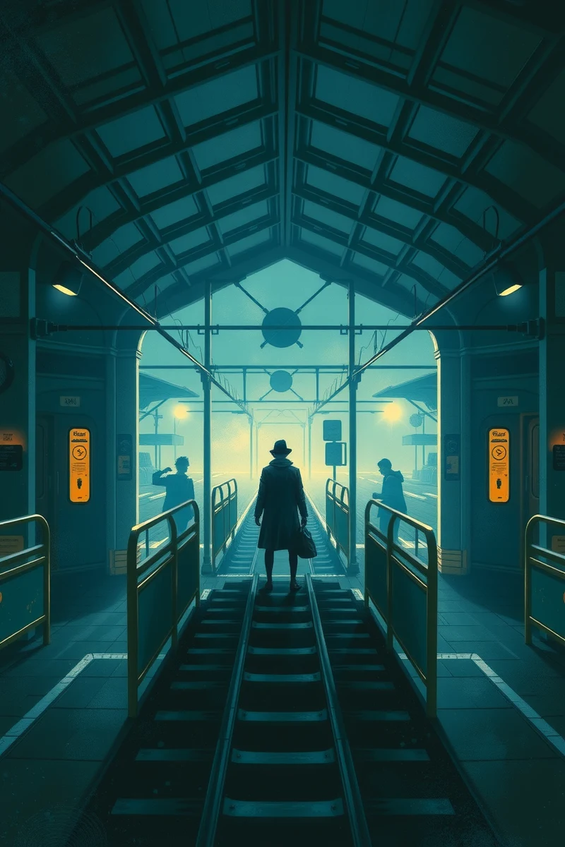 Lost in a Train Station While Late