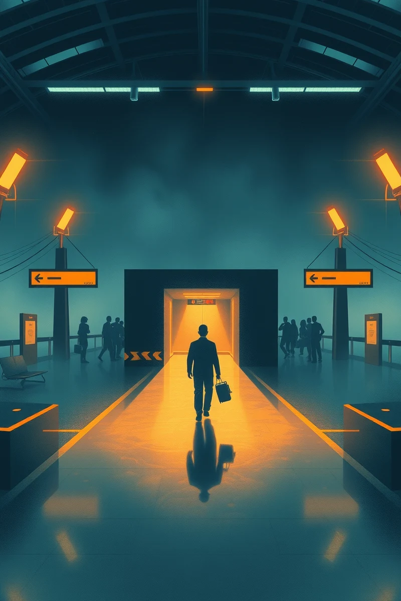 Lost in an Airport After Taking the Wrong Door