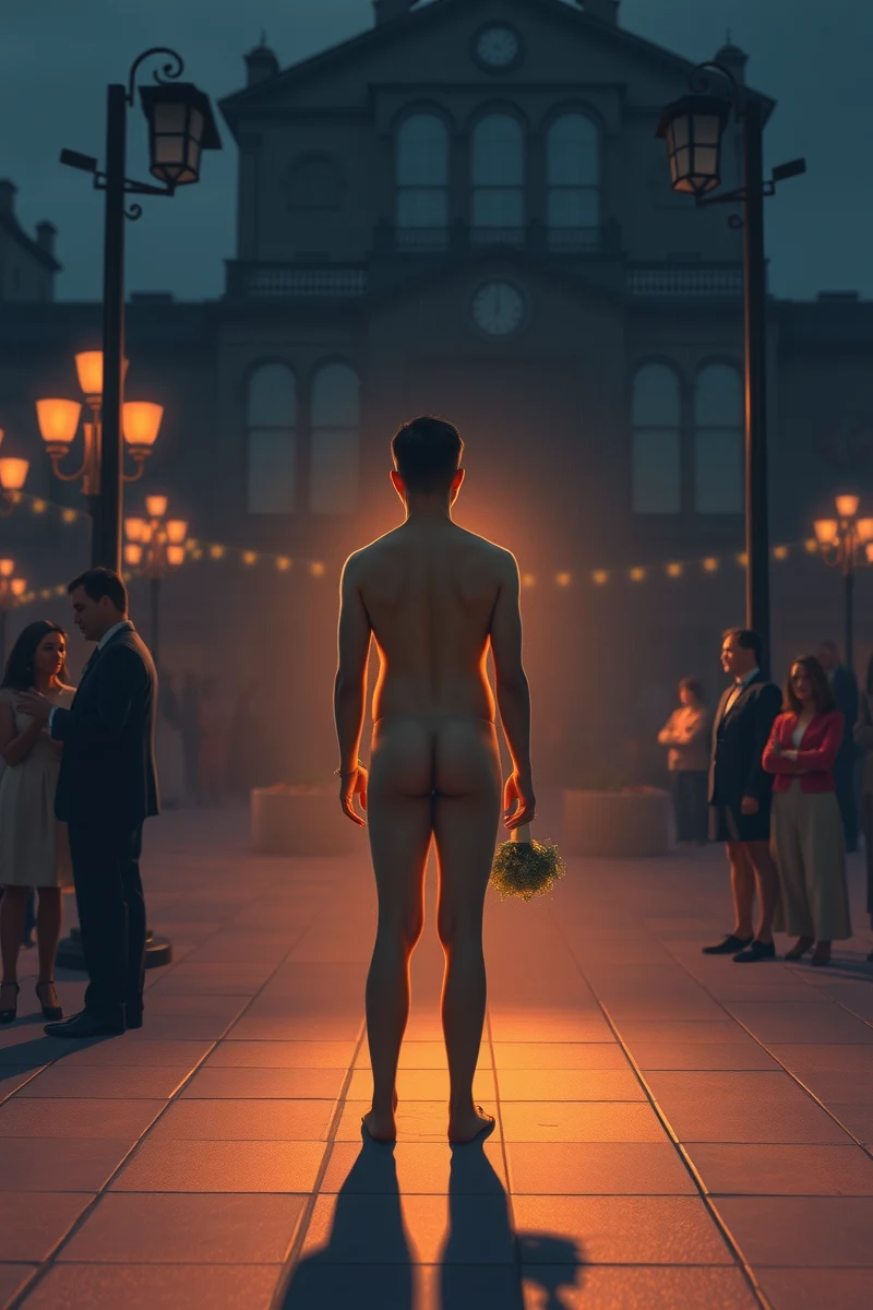 Naked at a Wedding Before a Speech